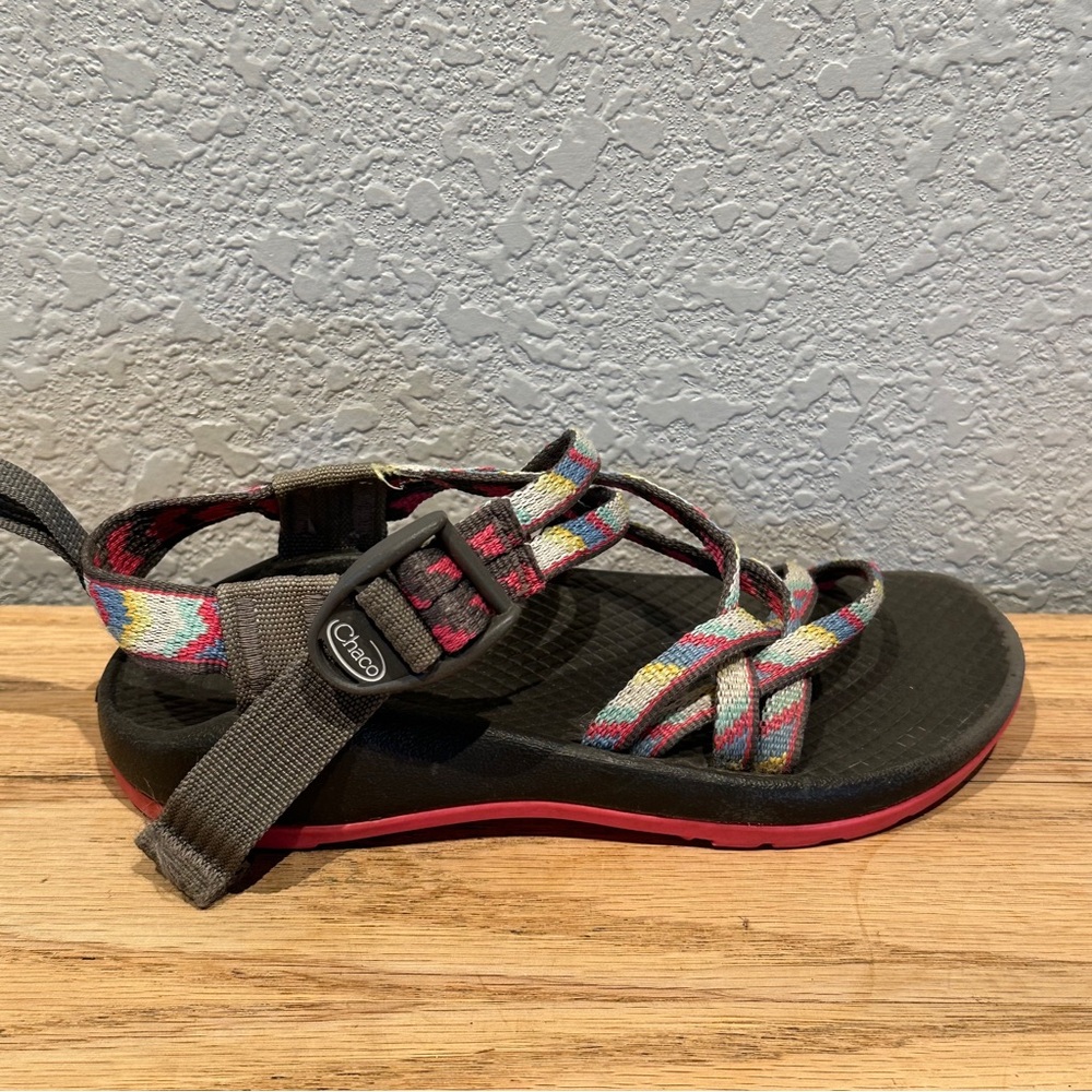Chaco ZX/1 EcoTread Outdoor Strappy‎ Sandals "Fletched Pink" J180032 Youth 13